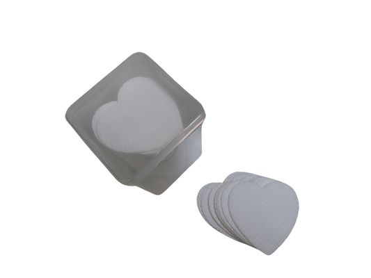 Heart / Square shape Lint free wipes